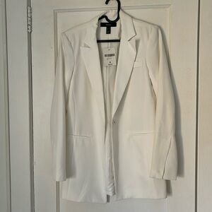 Forever 21 blazer in white. NWT. Size S